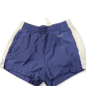 Rag & Bone Women's Navy and Cream Athletic Shorts